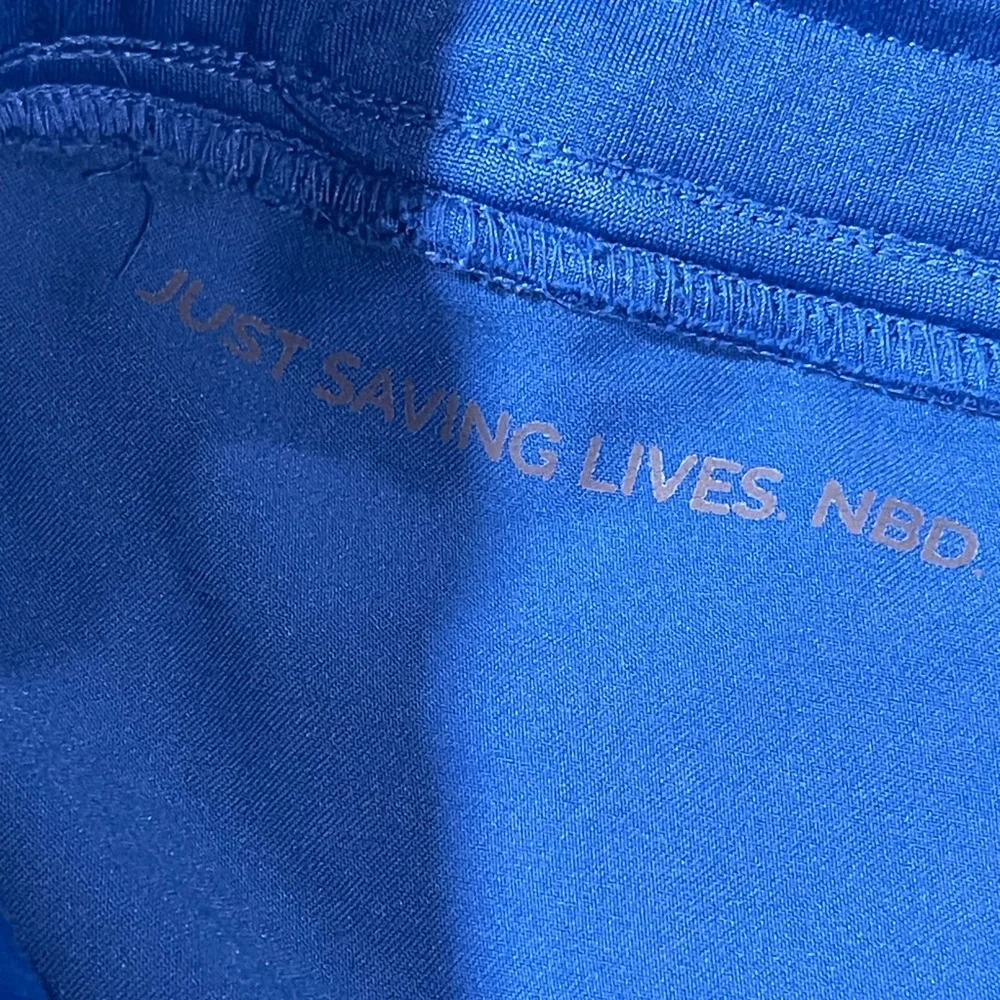 Figs Technical Collection blue‎ jogger scrubs size large